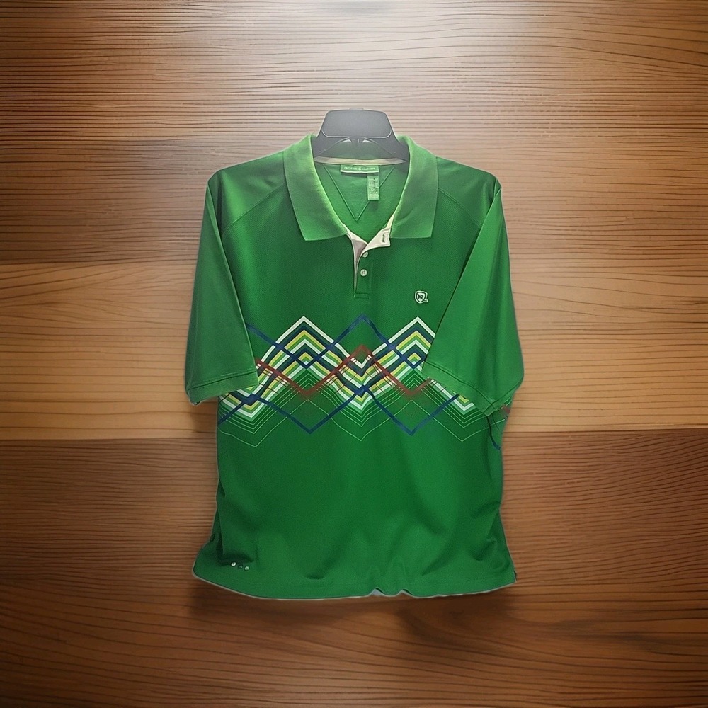 Vintage Rocawear Polo Shirt Mens 3XL Green Y2K Hip Hop Streetwear‎ Rap